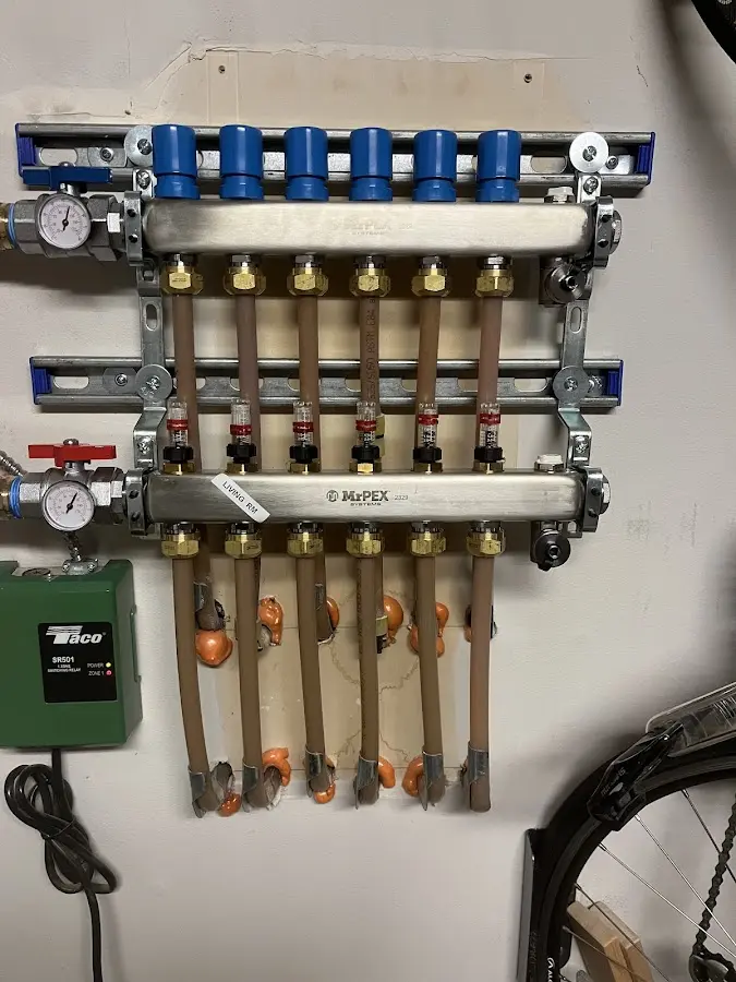 Plumber performing Leak Detection at a residential property in Riverview